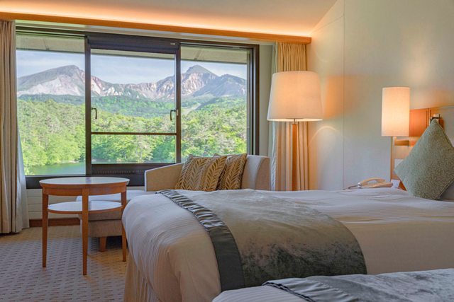 磐梯山の絶景を一望　至福のリゾートステイ【ホテルおすすめ】スタンダードプラン／ツイン・ダブル＜磐梯山側＞