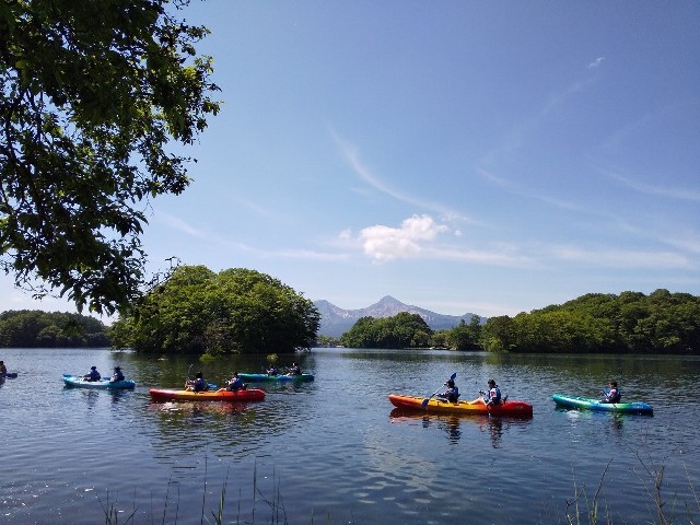 裏磐梯 曽原湖 カヤック体験